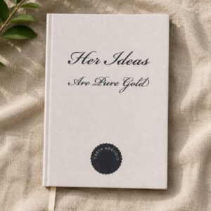 Carta Negozio "Her Ideas Are Pure Gold" Hardcover Journal