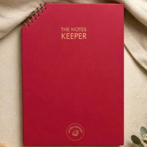 Carta Negozio The Notes Keeper Spiral Notebook – Red Edition