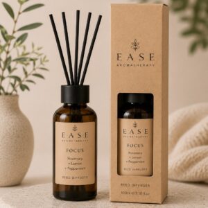 Focus Reed Diffuser – Rosemary, Lemon & Peppermint
