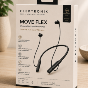 Move Flex Wireless Neckband Earphones – 30-Hour Battery Life & Enhanced Audio