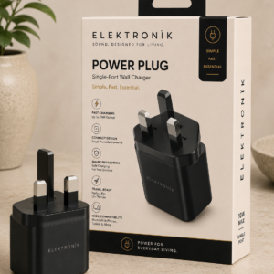 Power Plug 10W Single-Port Wall Charger – Compact Fast Charging Adapter