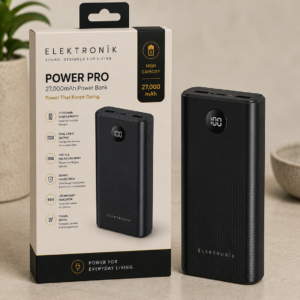Power Pro 27,000mAh Power Bank – Dual USB Output & LED Display